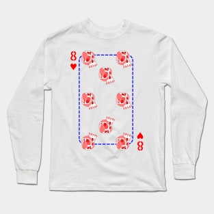 8 of hearts Long Sleeve T-Shirt